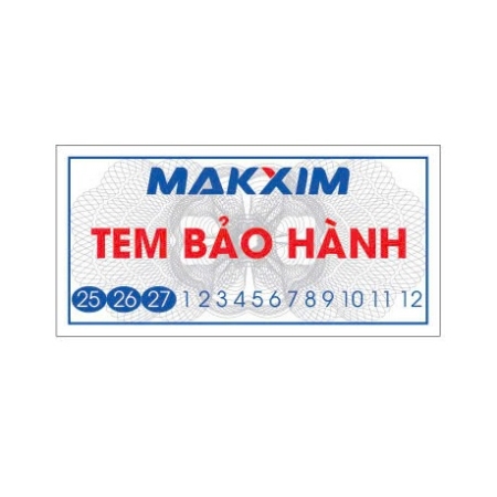 Tem bảo hành đồ linh kiện