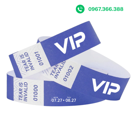 Vòng đeo tay giấy sự kiện